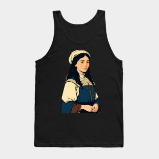 Wholesome Medieval Merchant Woman Tank Top